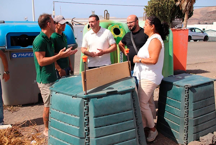 Playa Quemada guía el compostaje comunitario en Lanzarote